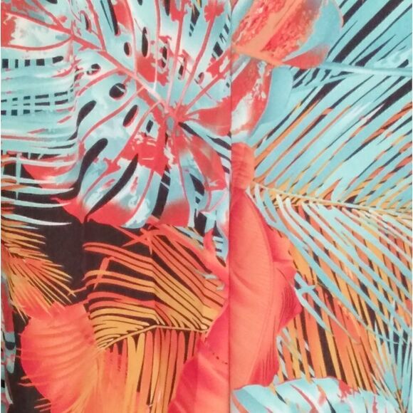 Plants Print Split Thigh Pants (size Large) NWT)💜💜💜👍 - Picture 9 of 10